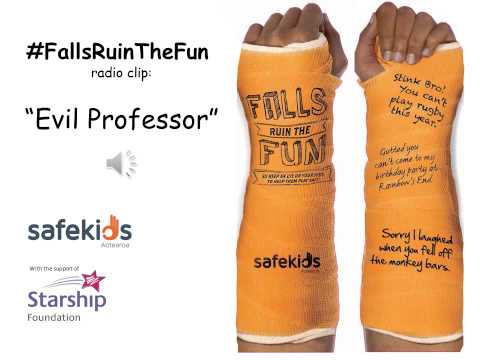 #FallsRuinTheFun Radio Ad: Evil Professor